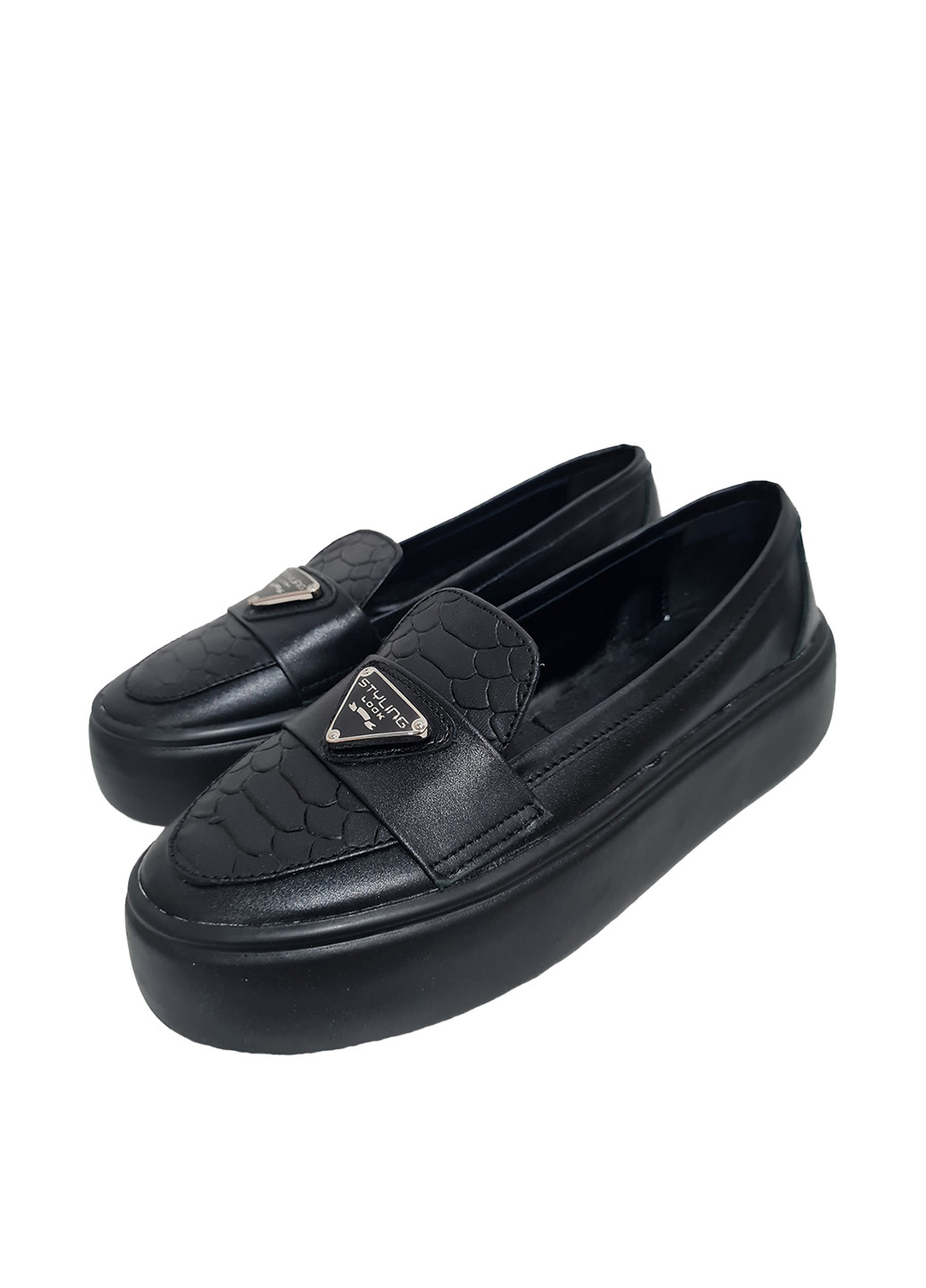 G-Aira Туфлі лофери чорний з натуральна шкіра, україна — демісезон (304153107)