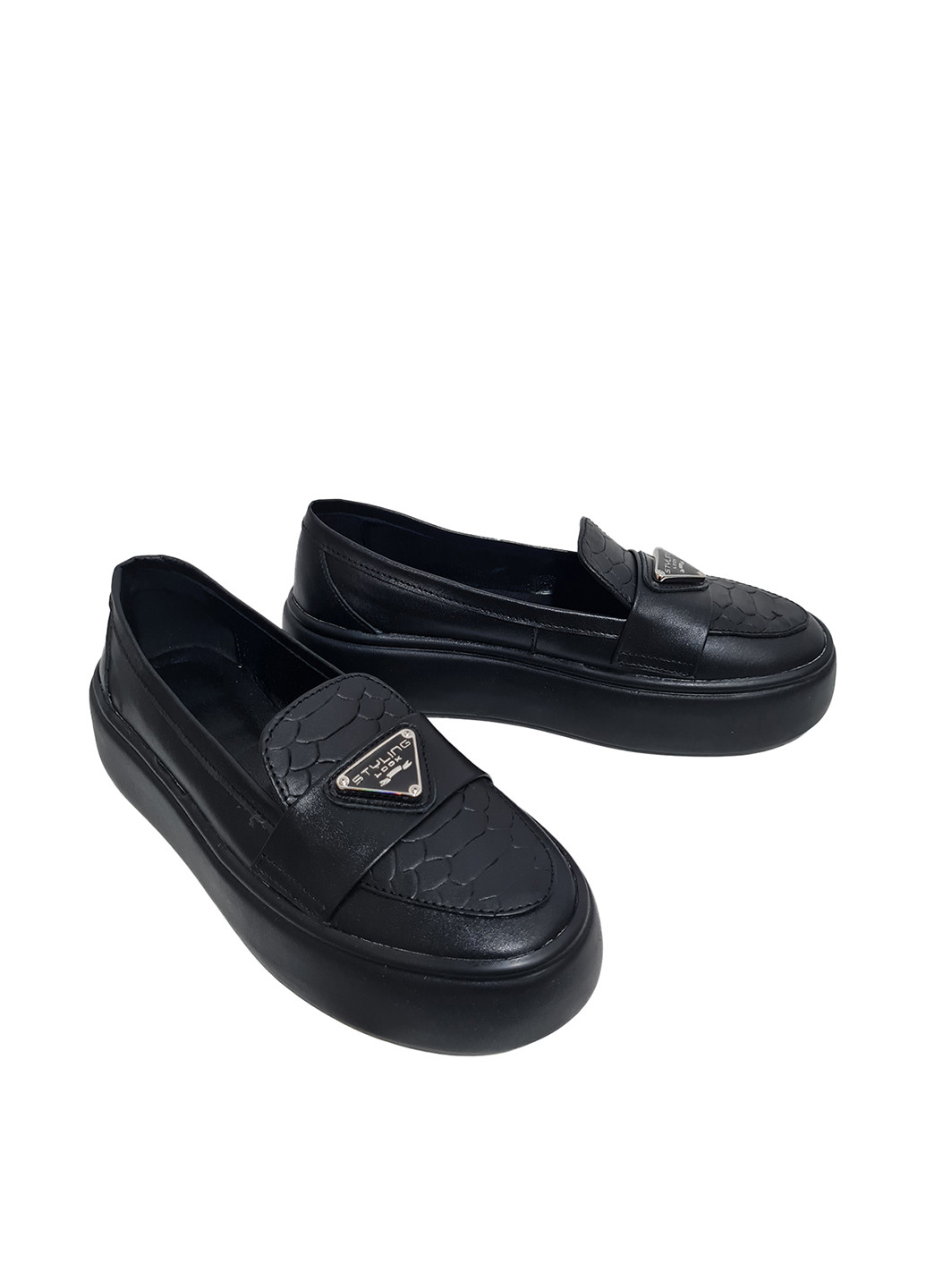 G-Aira Туфлі лофери чорний з натуральна шкіра, україна — демісезон (304153107)