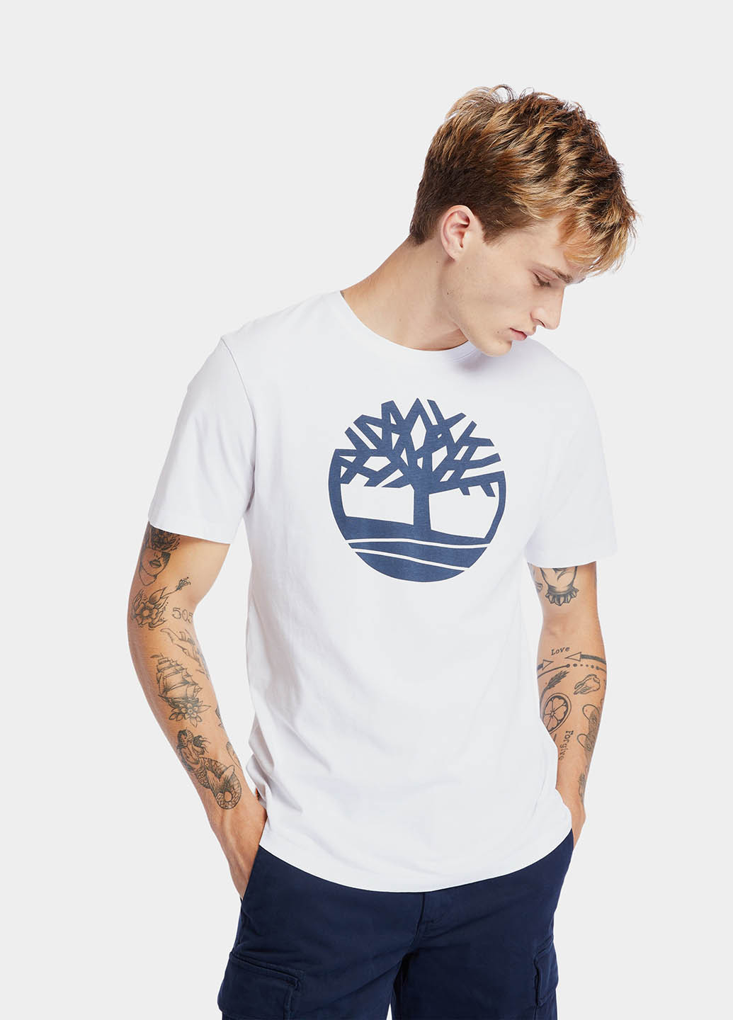 Біла футболка Timberland