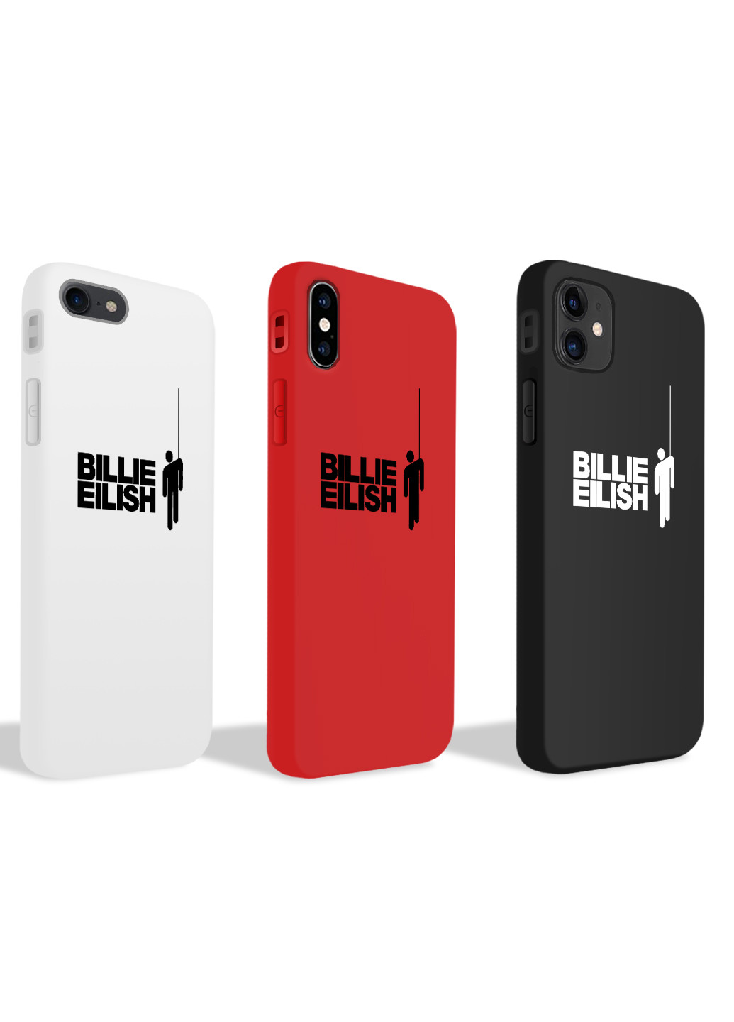 Чехол силиконовый Apple Iphone X Билли Айлиш (Billie Eilish) (6129-1211) MobiPrint (219777385)