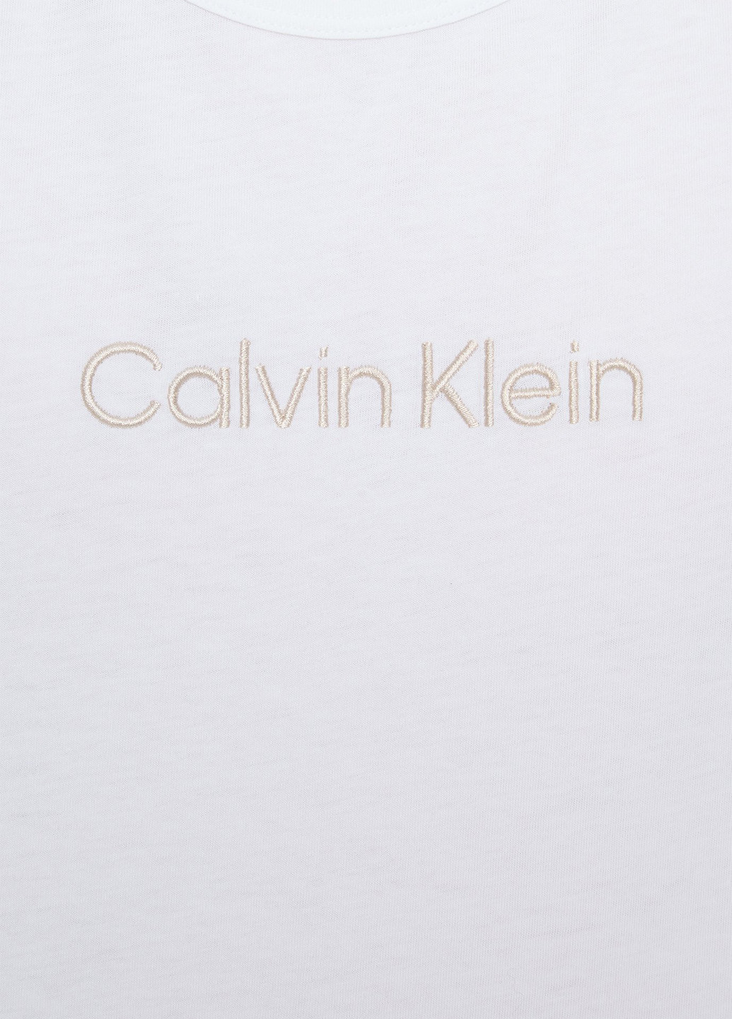 Белая футболка с коротким рукавом Calvin Klein