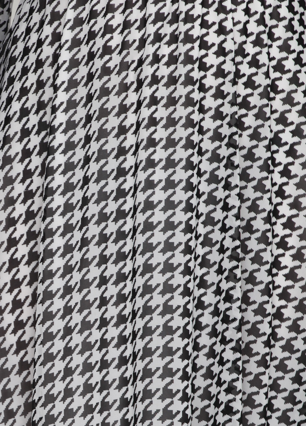 Чорно-білий кежуал сукня на підкладі Gator з візерунком "гусяча лапка"
