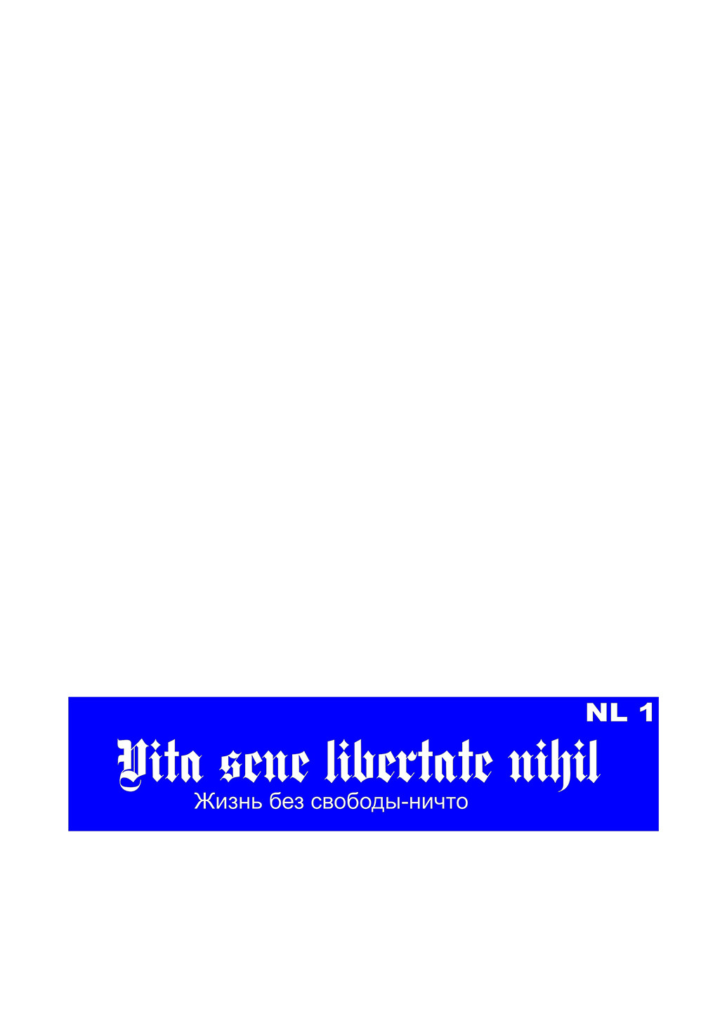 Трафарет для біотату Написи, NL 1 (1 шт.) 22х5 см Mayur (160878724)