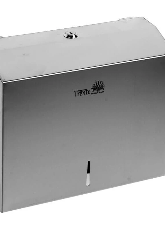 Роздавальник складних паперових рушників Trento Хром матовий Trento Design Studio (253850538)