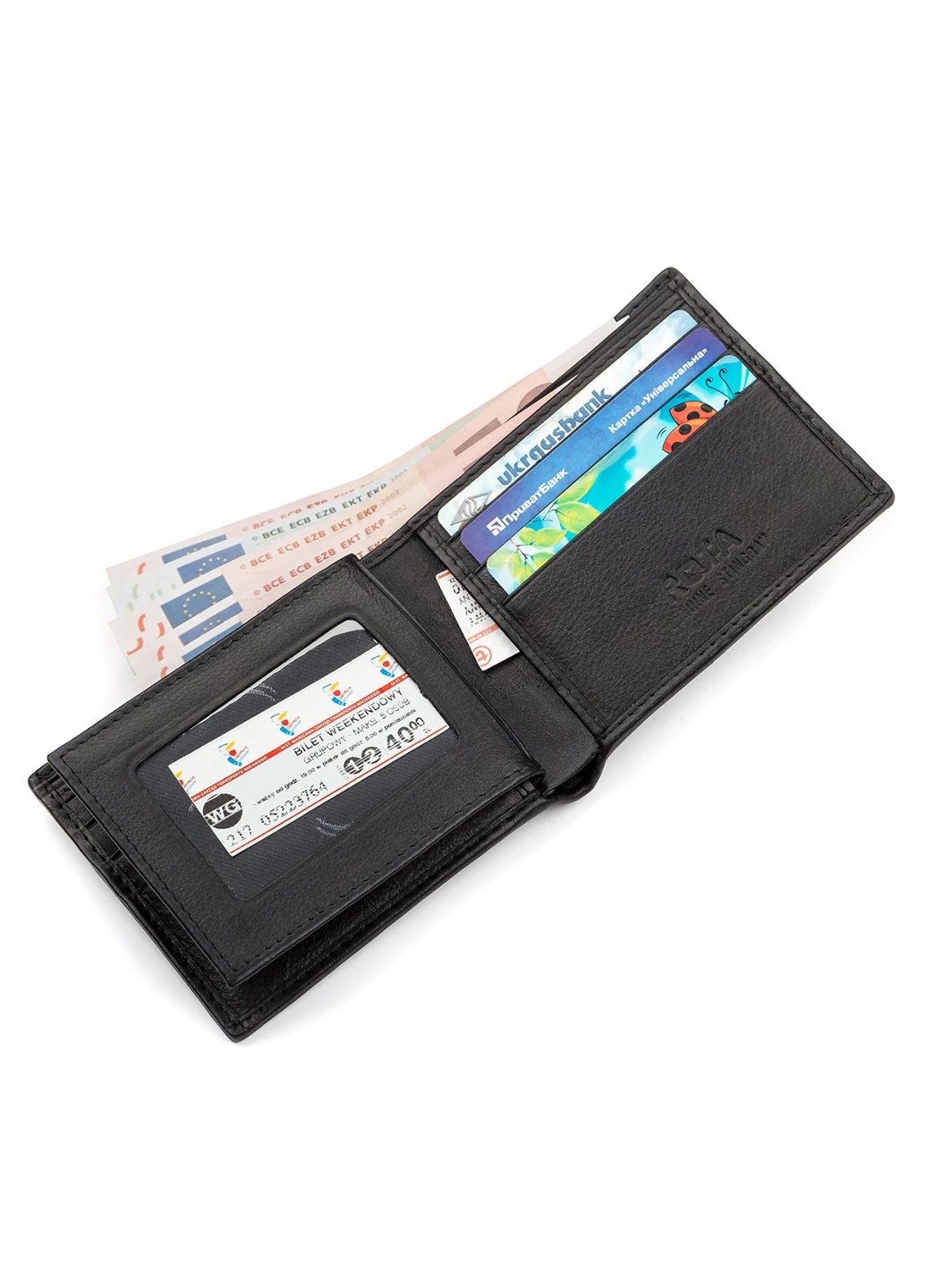 Чоловіче шкіряне портмоне 11х9,5 см Stingray Leather (252133201)