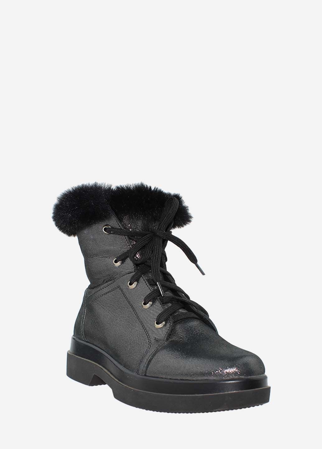 Зимние ботинки re3705 черный Emilio