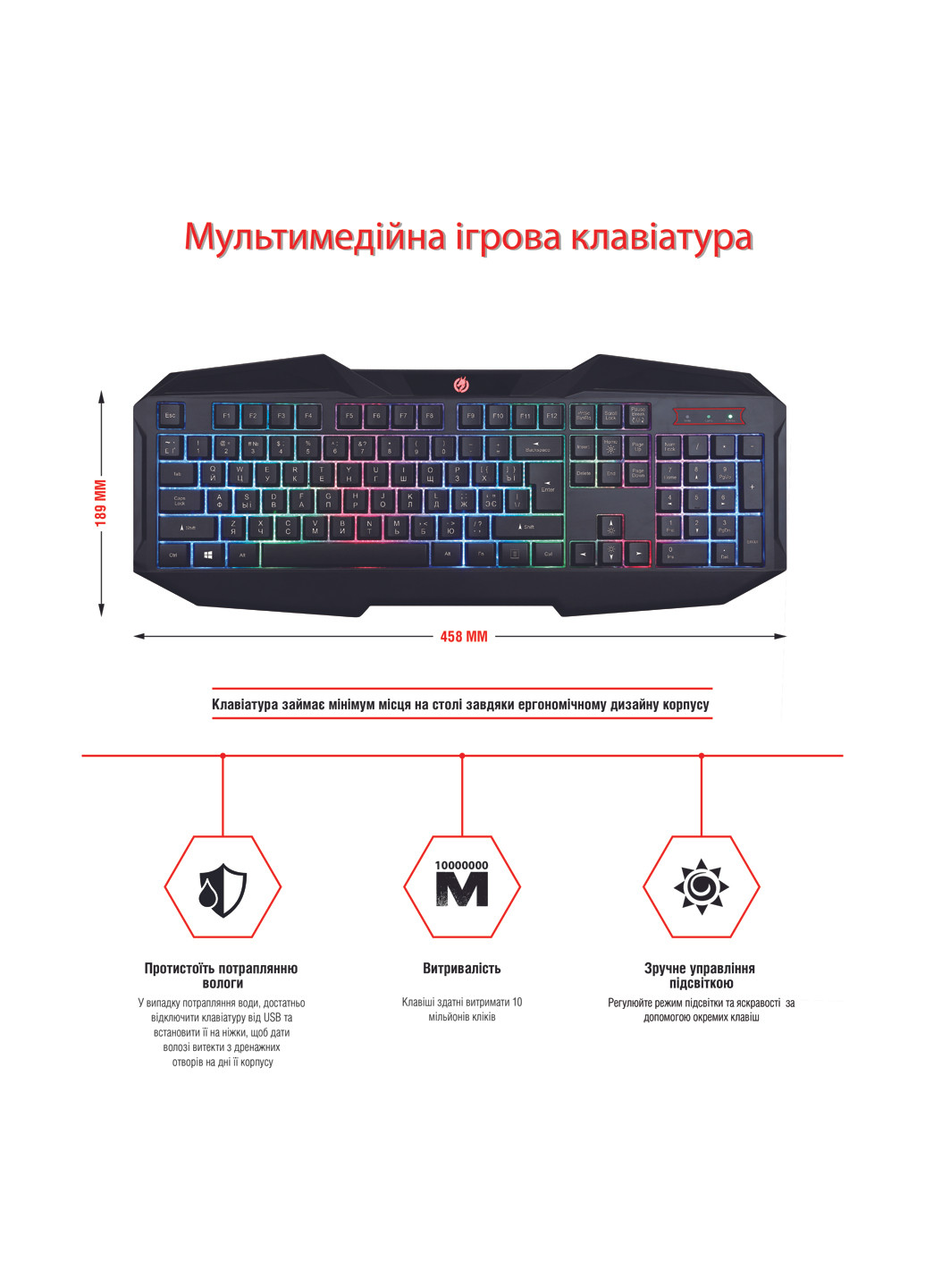 Комплект ігрової GX100 (Клавіатура, миша, гарнітура, килимок) Piko piko gx100 (130510416)