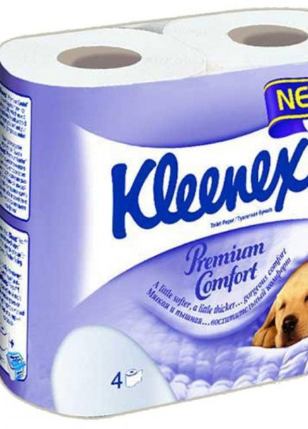 Туалетний папір Комфорт, 4 шт Kleenex (249162720)