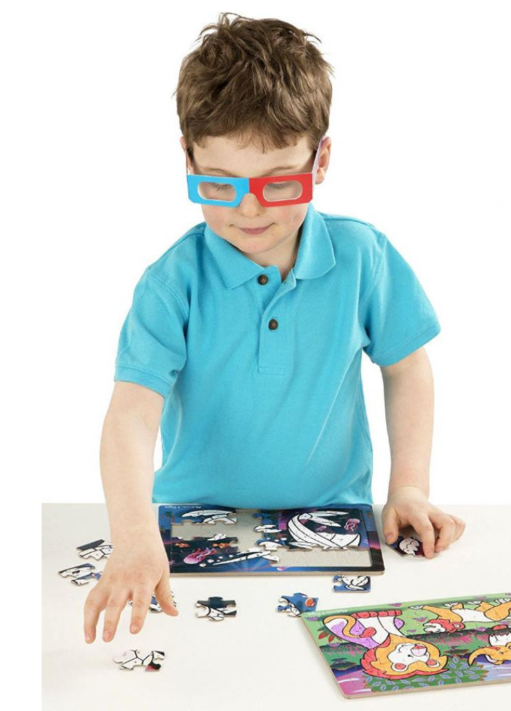 Набір для творчості Melissa & Doug 3D пазли-розмальовки Сафарі / Океан (MD8823) Melissa&Doug (202365083)