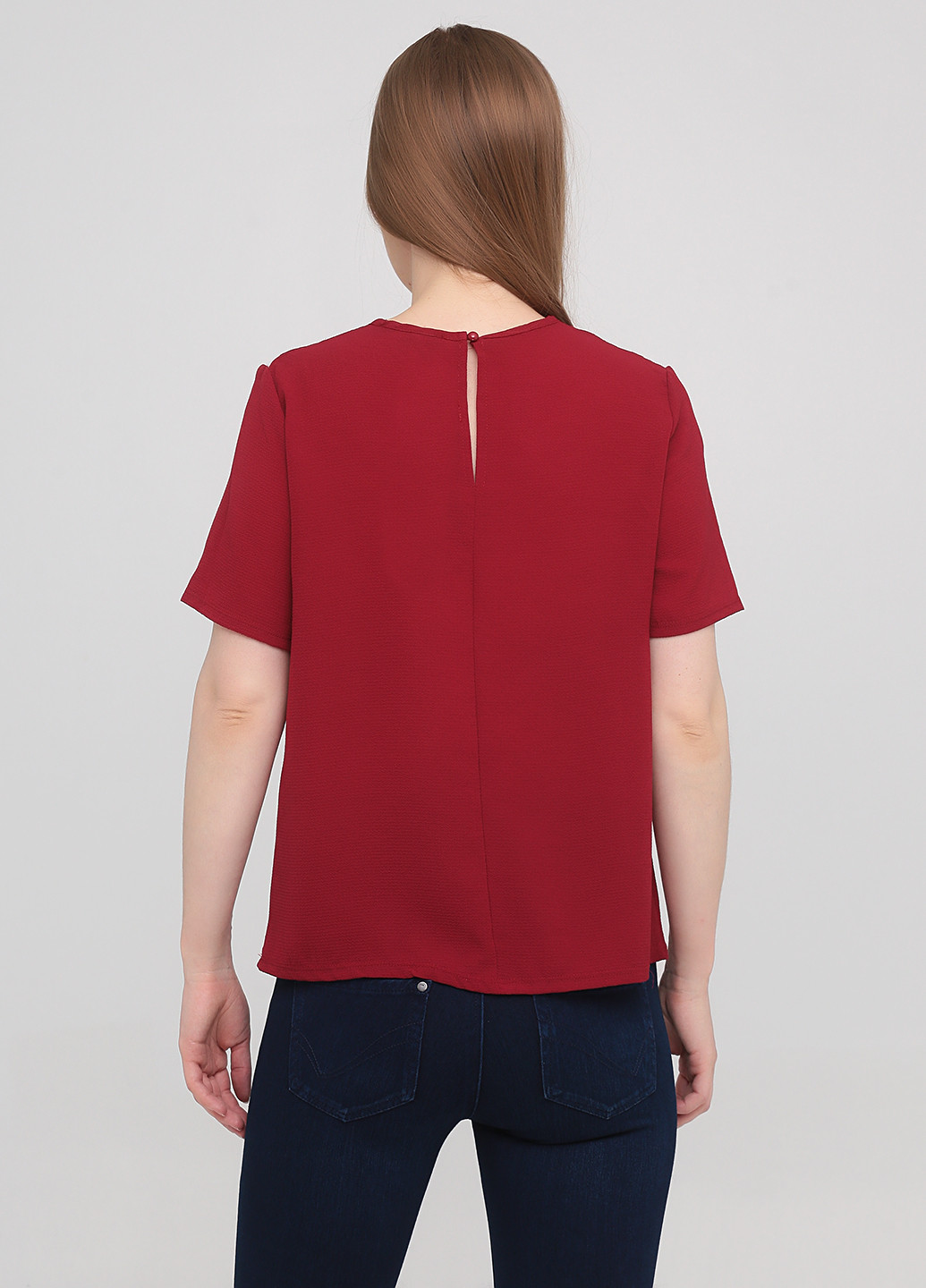Темно-червона літня блуза Jennyfer