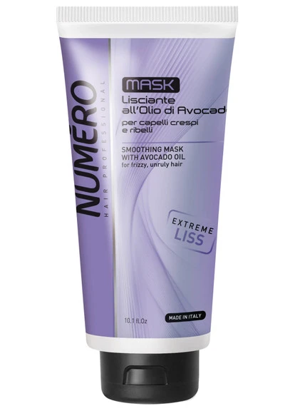 Маска розгладжувальна з олією авокадо Numero Extrreme Liss Mask Brelil Professional (250112134)