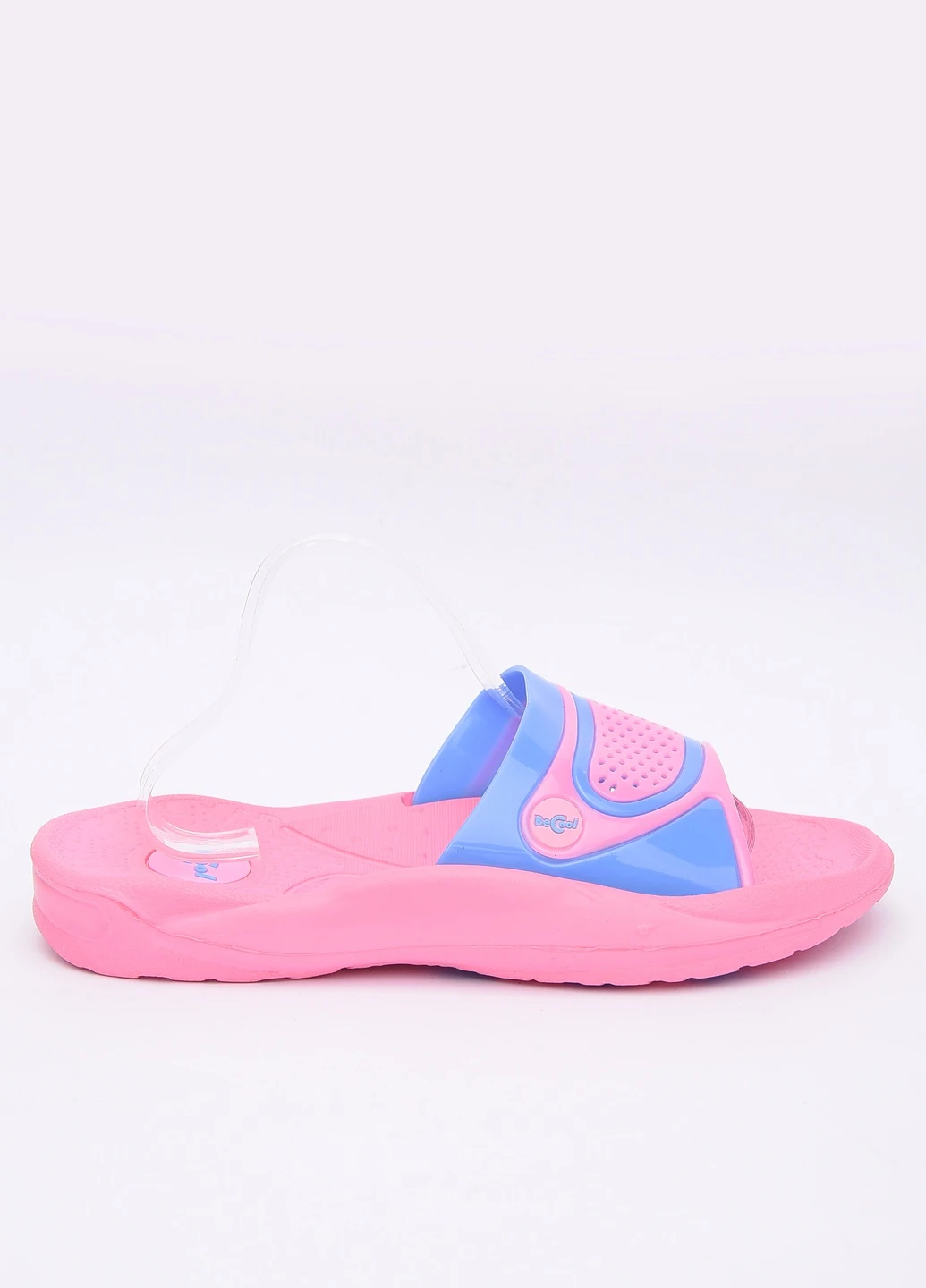 Розовые шлепки Let's Shop