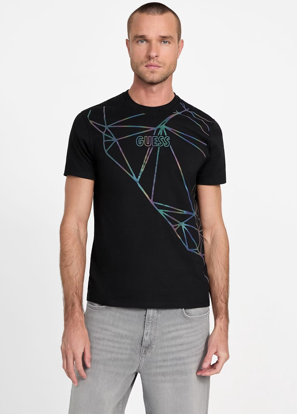 Чорна футболка Guess