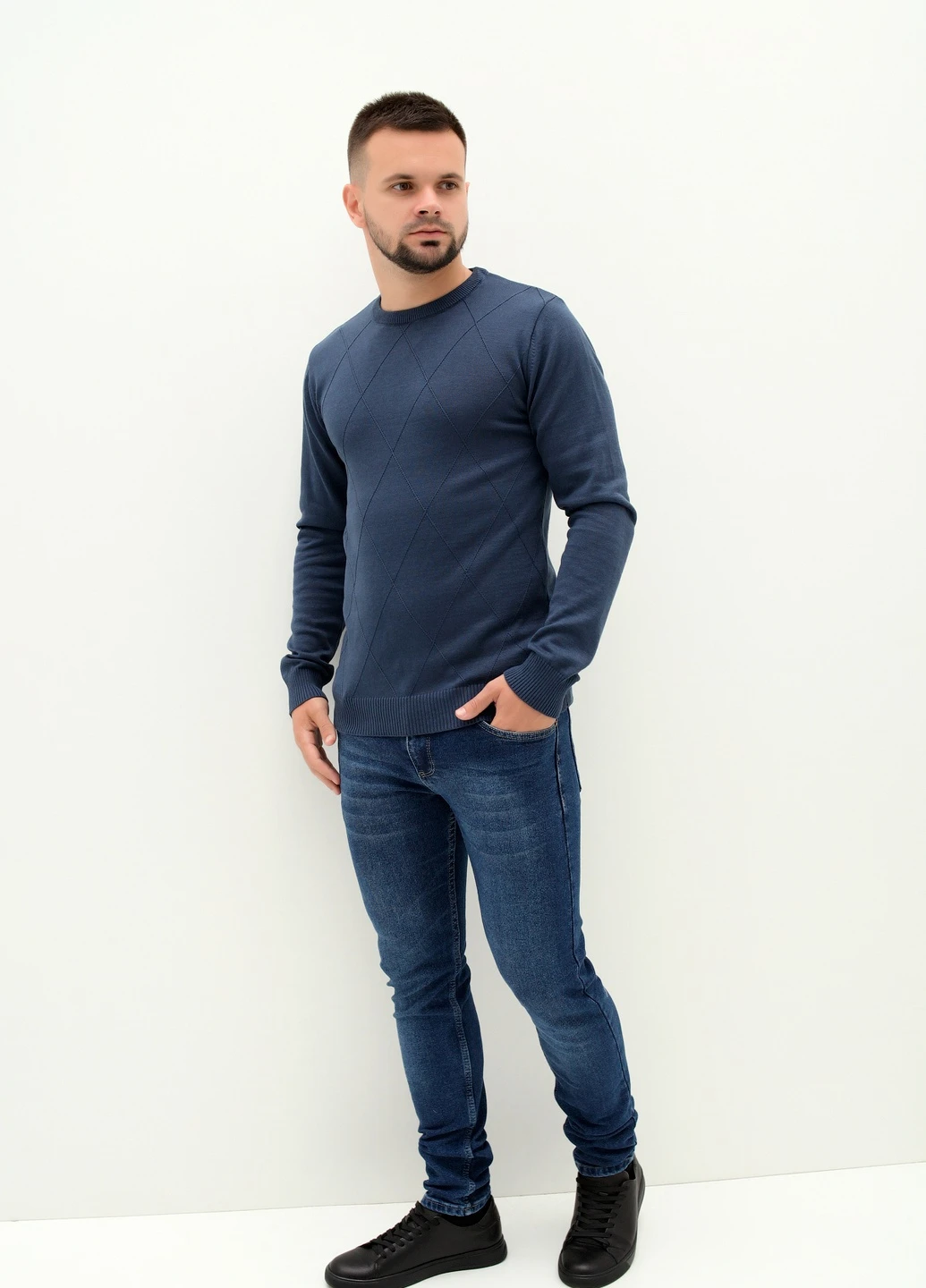 Синій демісезонний джемпер Figo