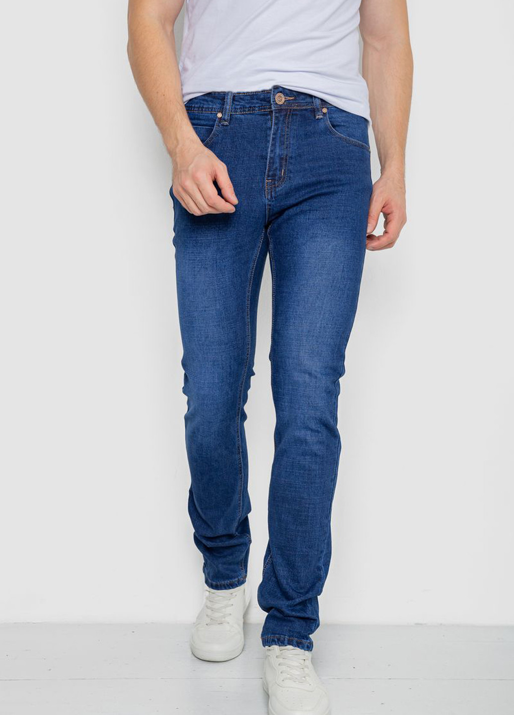 Синие демисезонные регюлар фит джинсы Ager