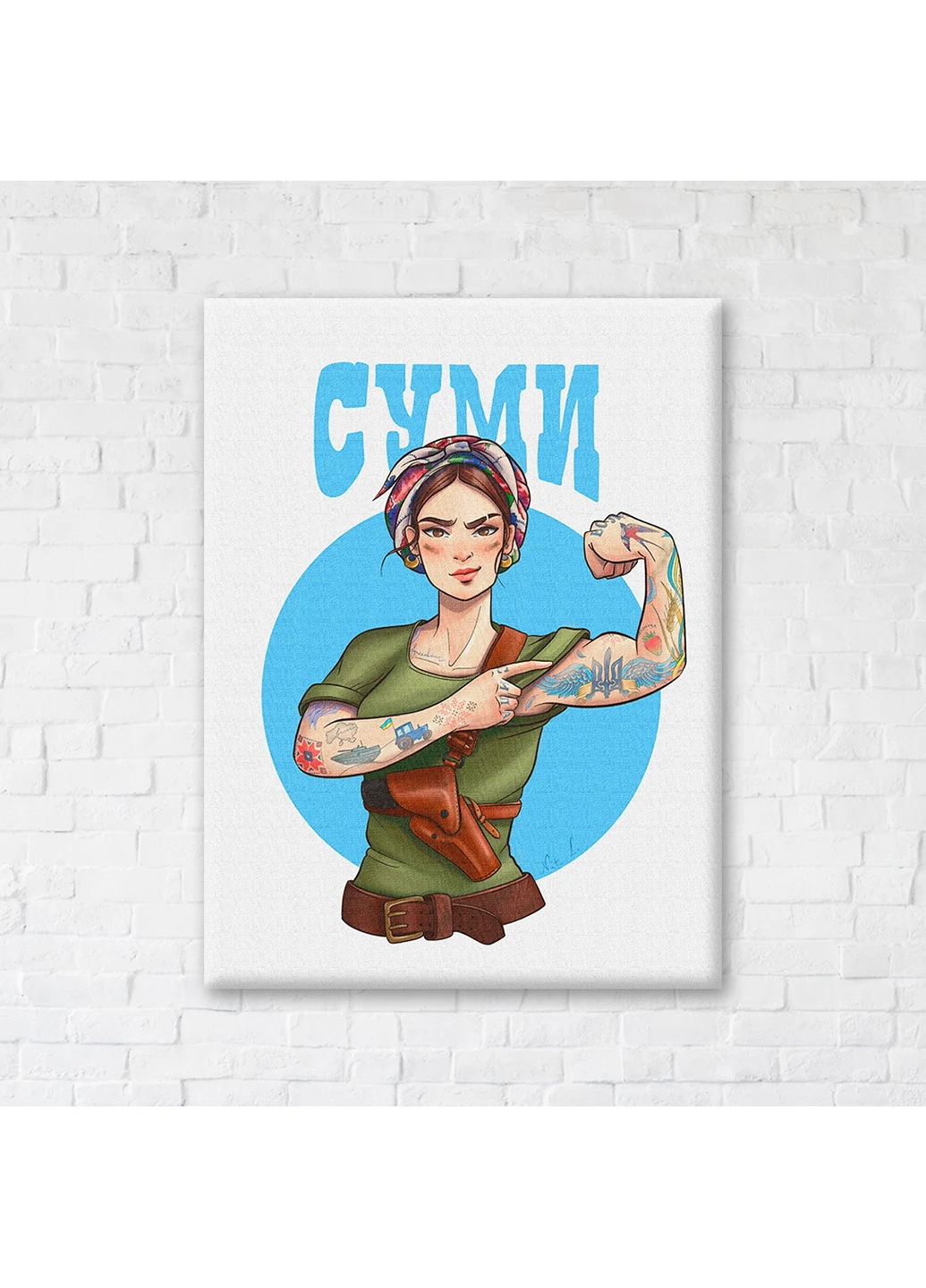 Картина-постер надійні Суми © Захарова Наталія 50х60 см Brushme (254643316)