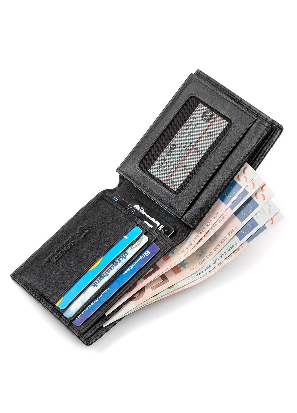 Чоловічий шкіряний гаманець 11,5х9,5 см Stingray Leather (252132713)