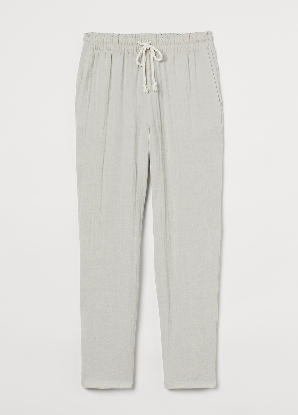 Светло-серые кэжуал летние чиносы брюки H&M