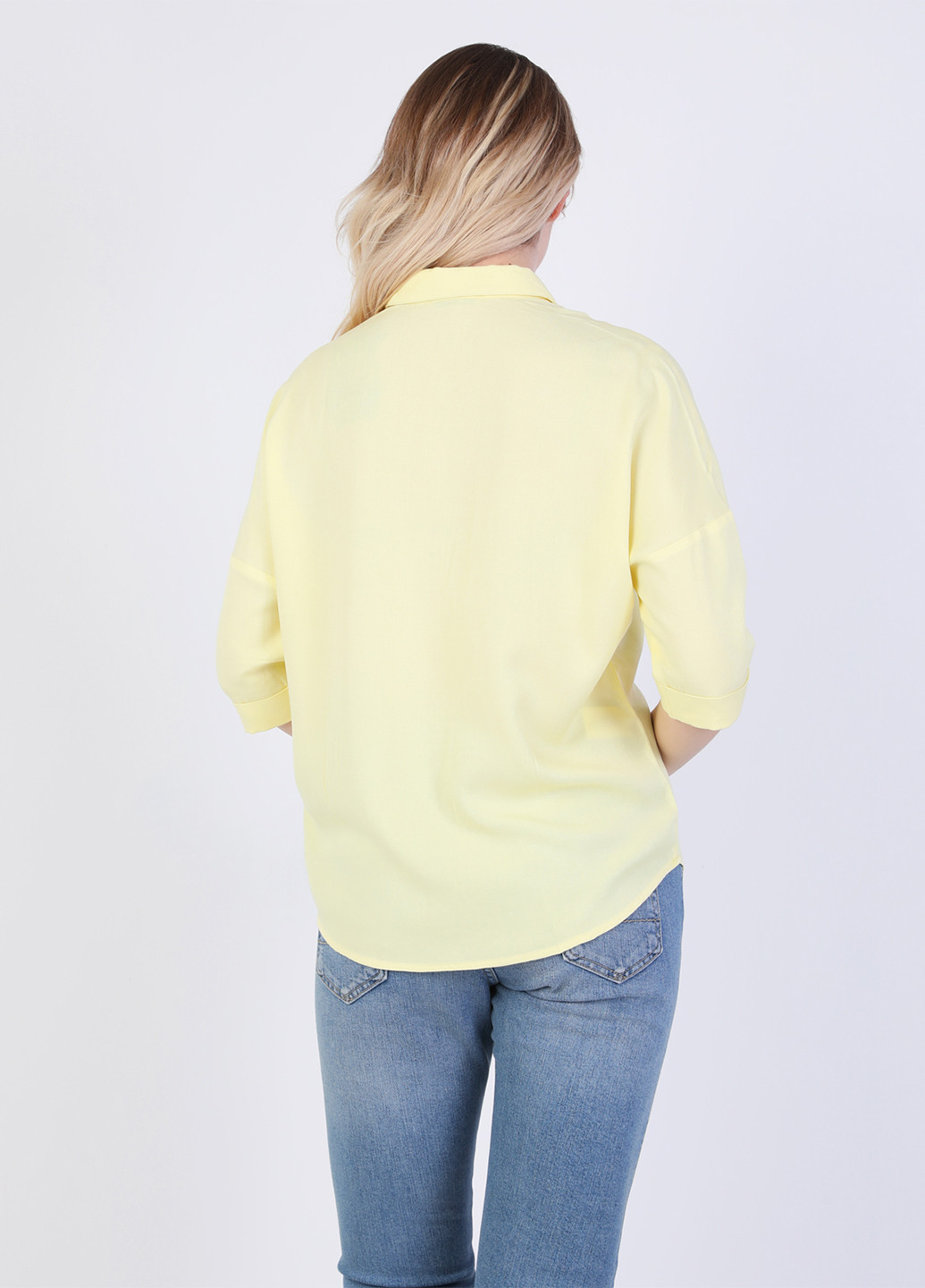 Светло-желтая летняя блуза Colin's Regular Fit