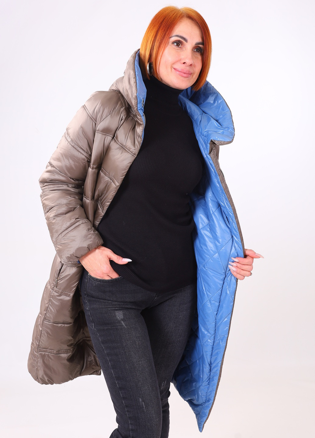 Комбінована куртка Yuko