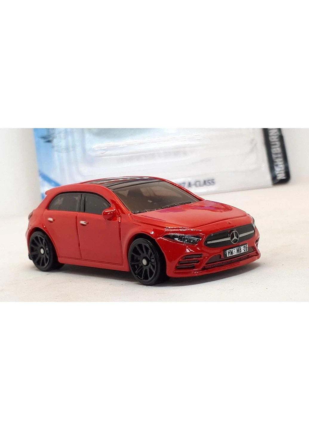 Машинка Hot Wheels '19 Mercedes-Benz A-Class 5/10 Nightburnerz 2020 GHD13-M9COB Mattel (255254341)
