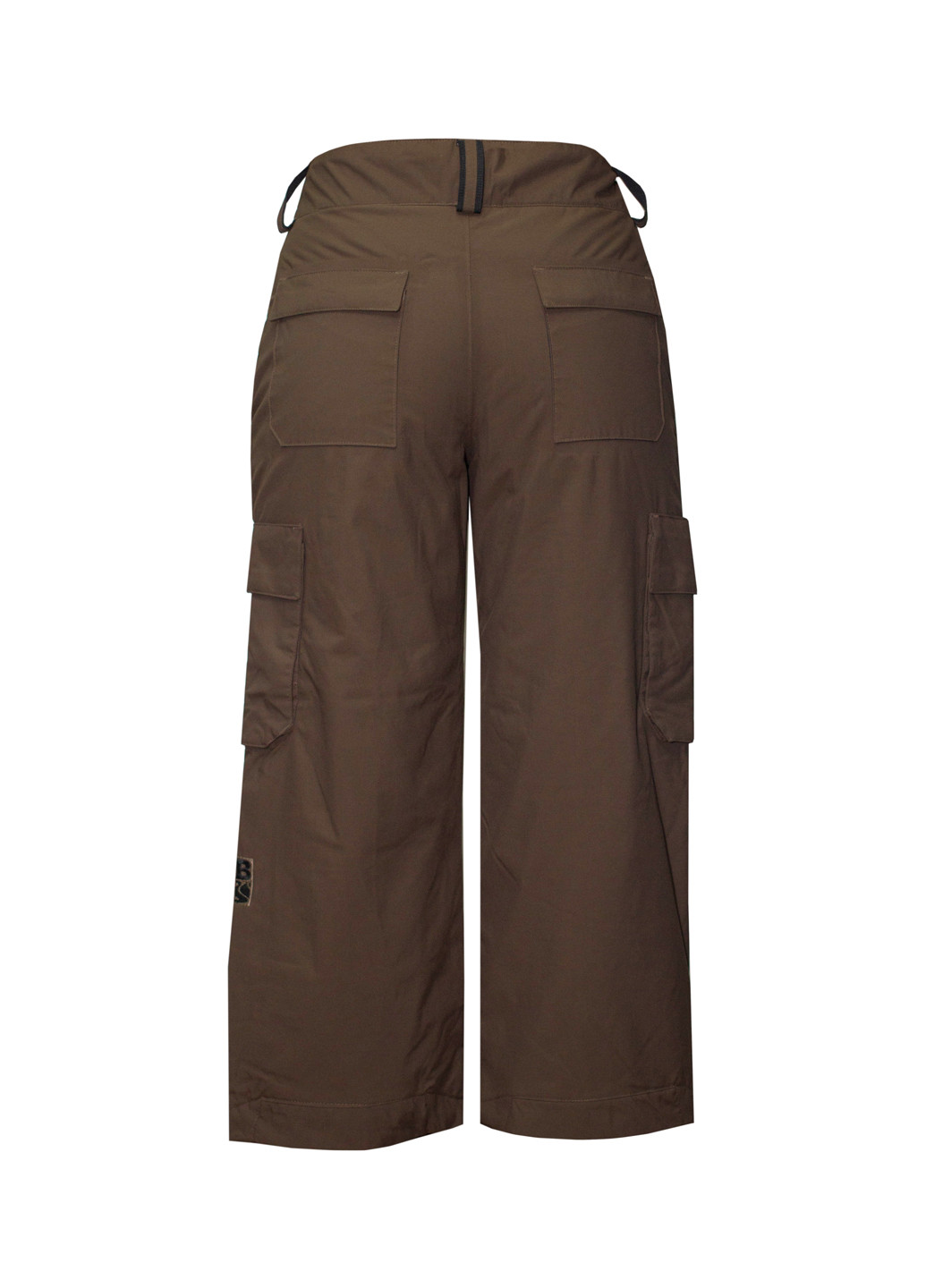 Темно-коричневые спортивные зимние брюки с высокой талией Bonfire