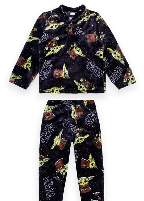 Черная всесезон детская пижама для девочки Габби