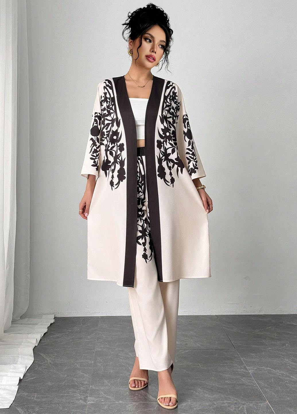 Костюм (кардиган, брюки) SHEIN (366092649)