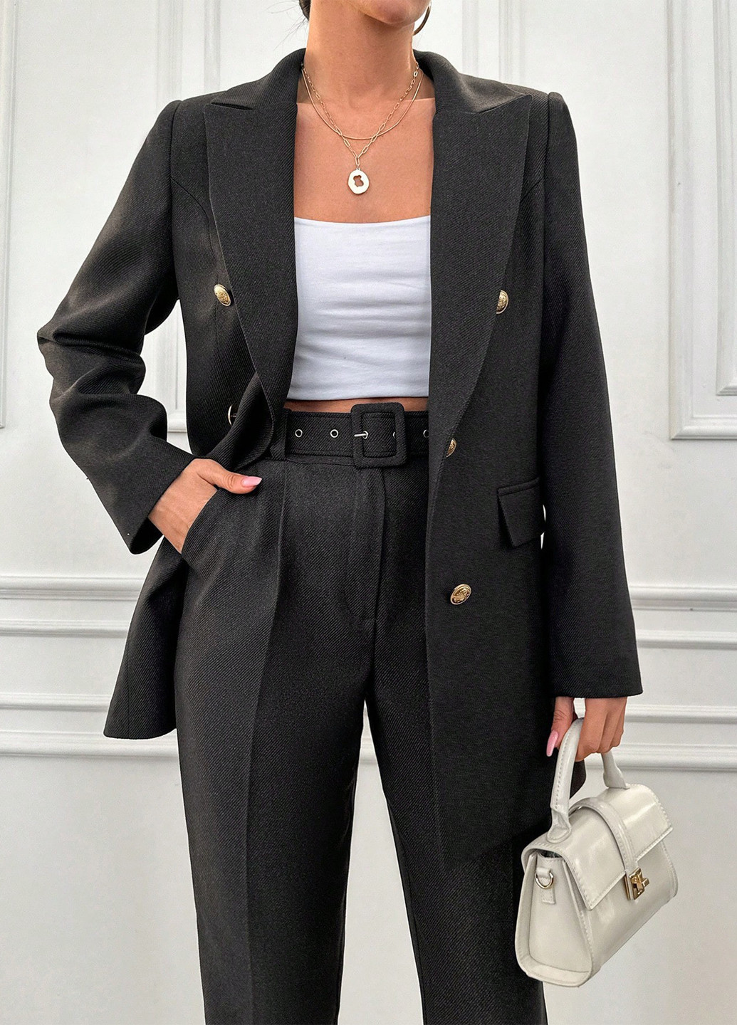 Костюм (жакет, брюки) SHEIN (316503553)