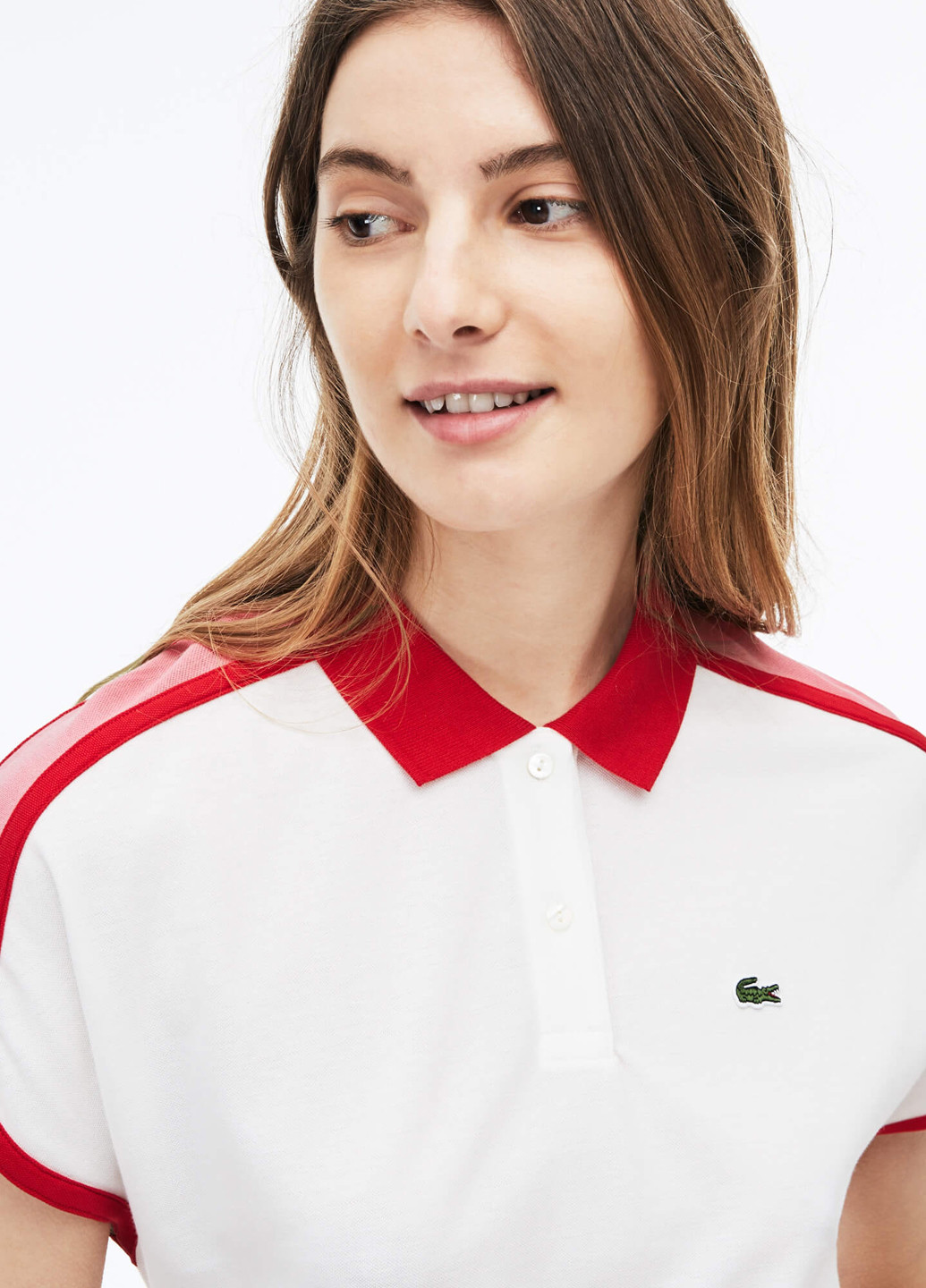 Білий кежуал сукня поло Lacoste однотонна