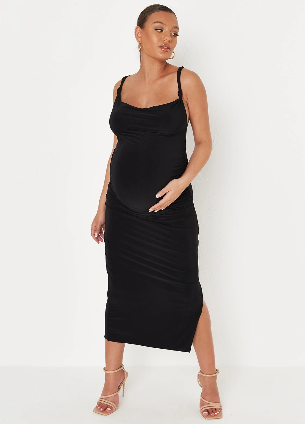 Черное кэжуал платье Missguided однотонное