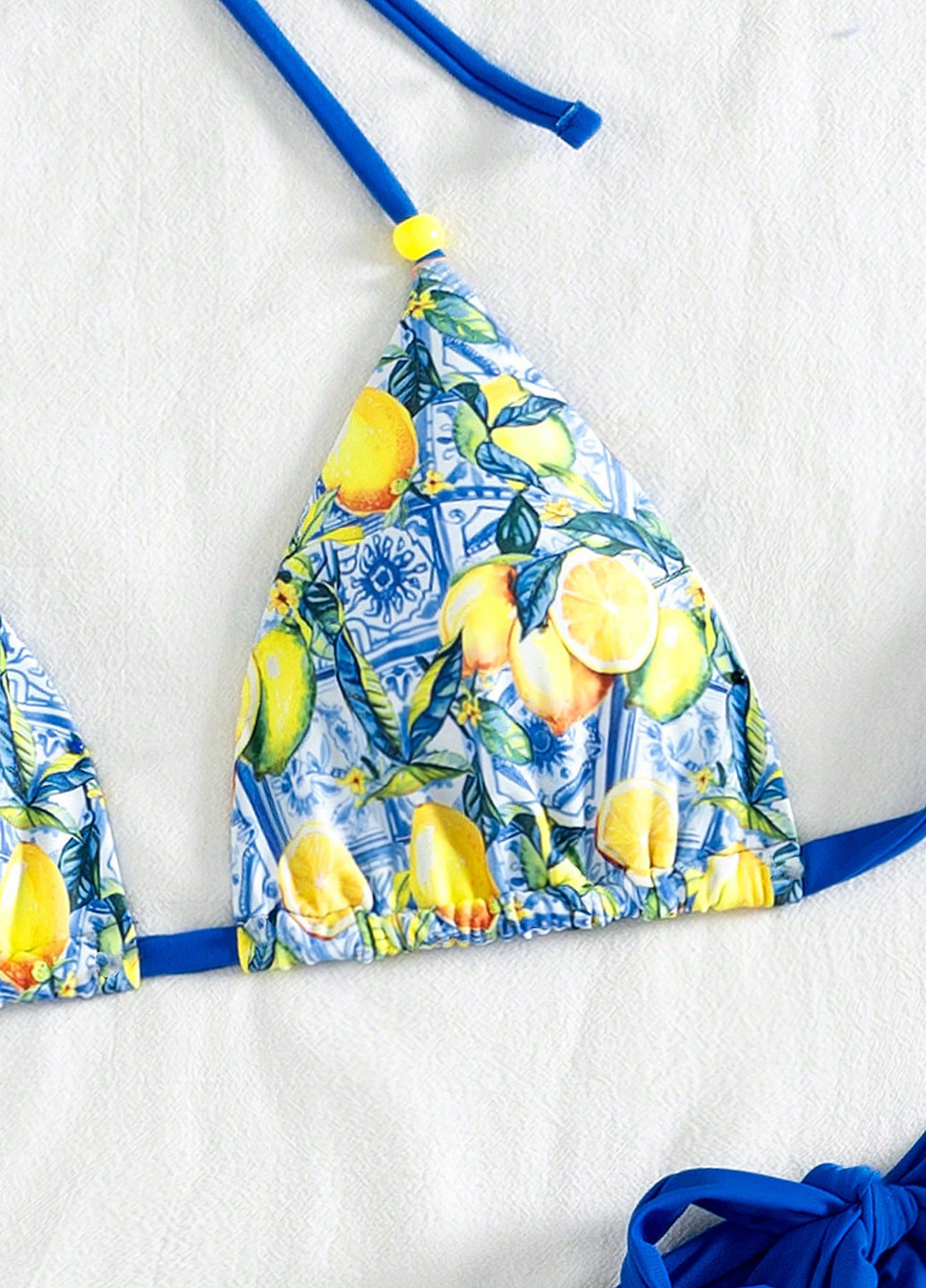 Комбинированный летний купальник (лиф, трусики) бикини, раздельный SHEIN