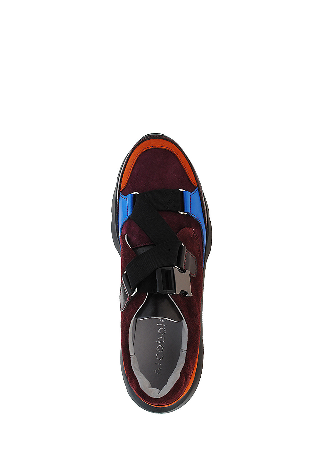 Бордовые демисезонные кроссовки r033-26 бордовый-оранжевый Arcoboletto