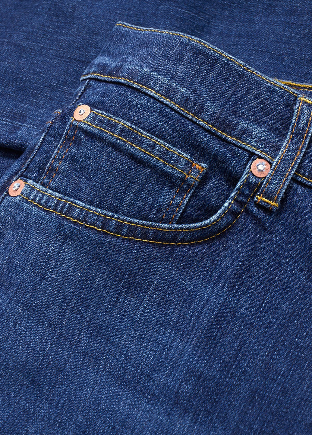 Синие демисезонные зауженные джинсы C&A