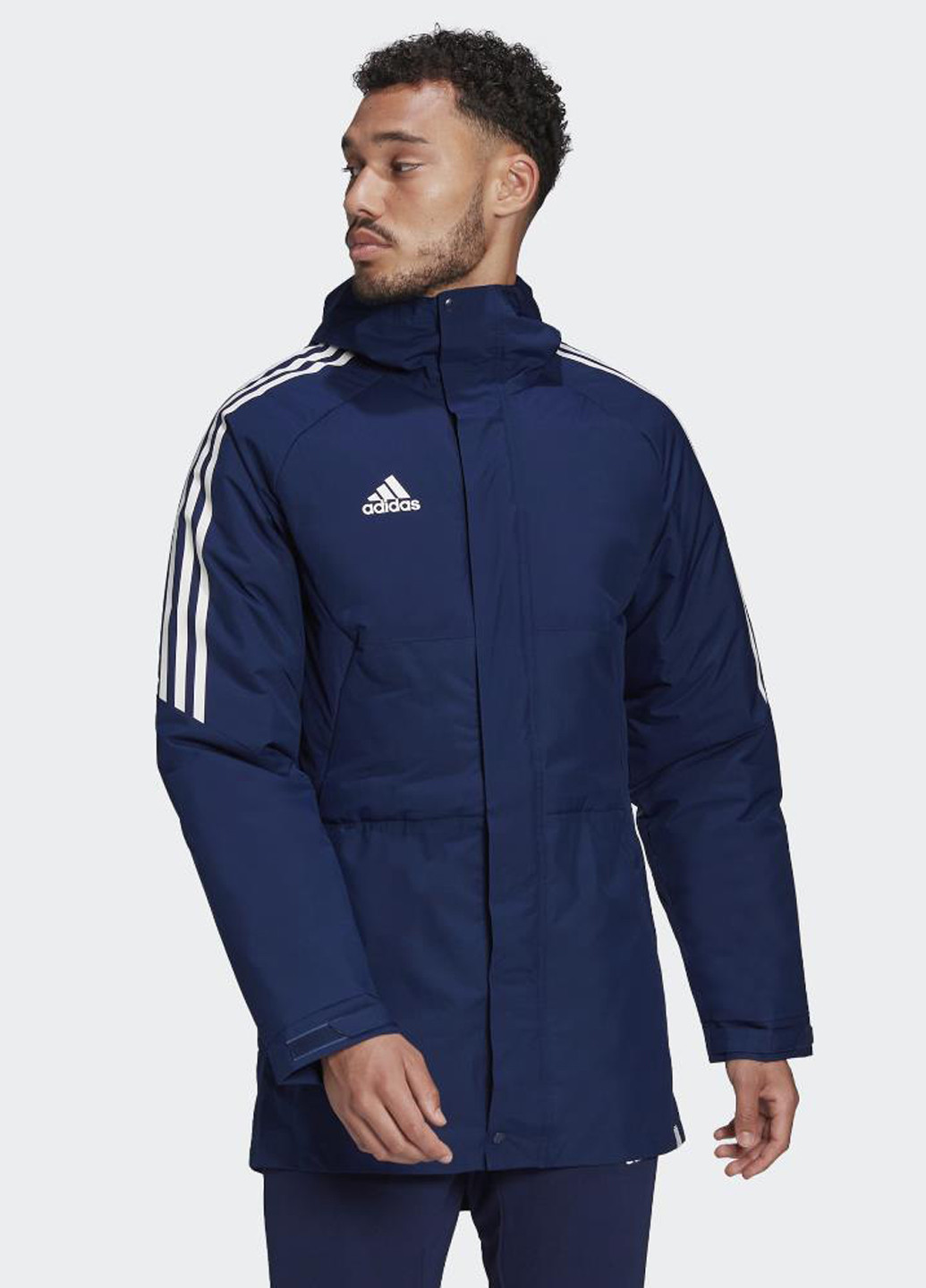Синяя демисезонная куртка ha6254 adidas CONDIVO 22 STADIUM PERFORMANCE