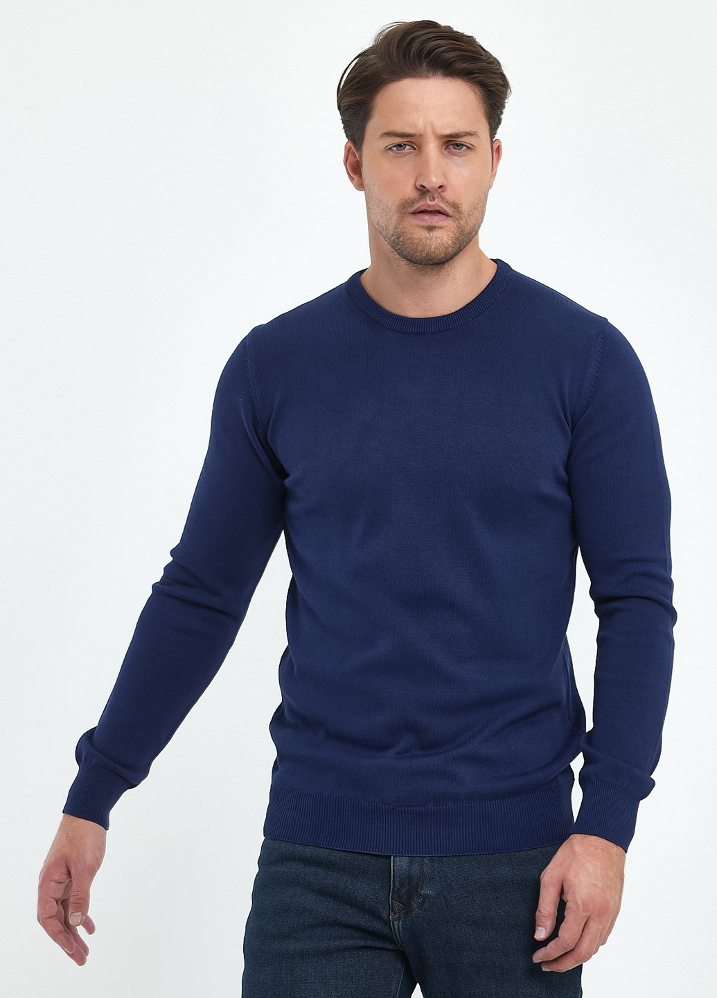 Индиго демисезонный свитер джемпер Trend Collection