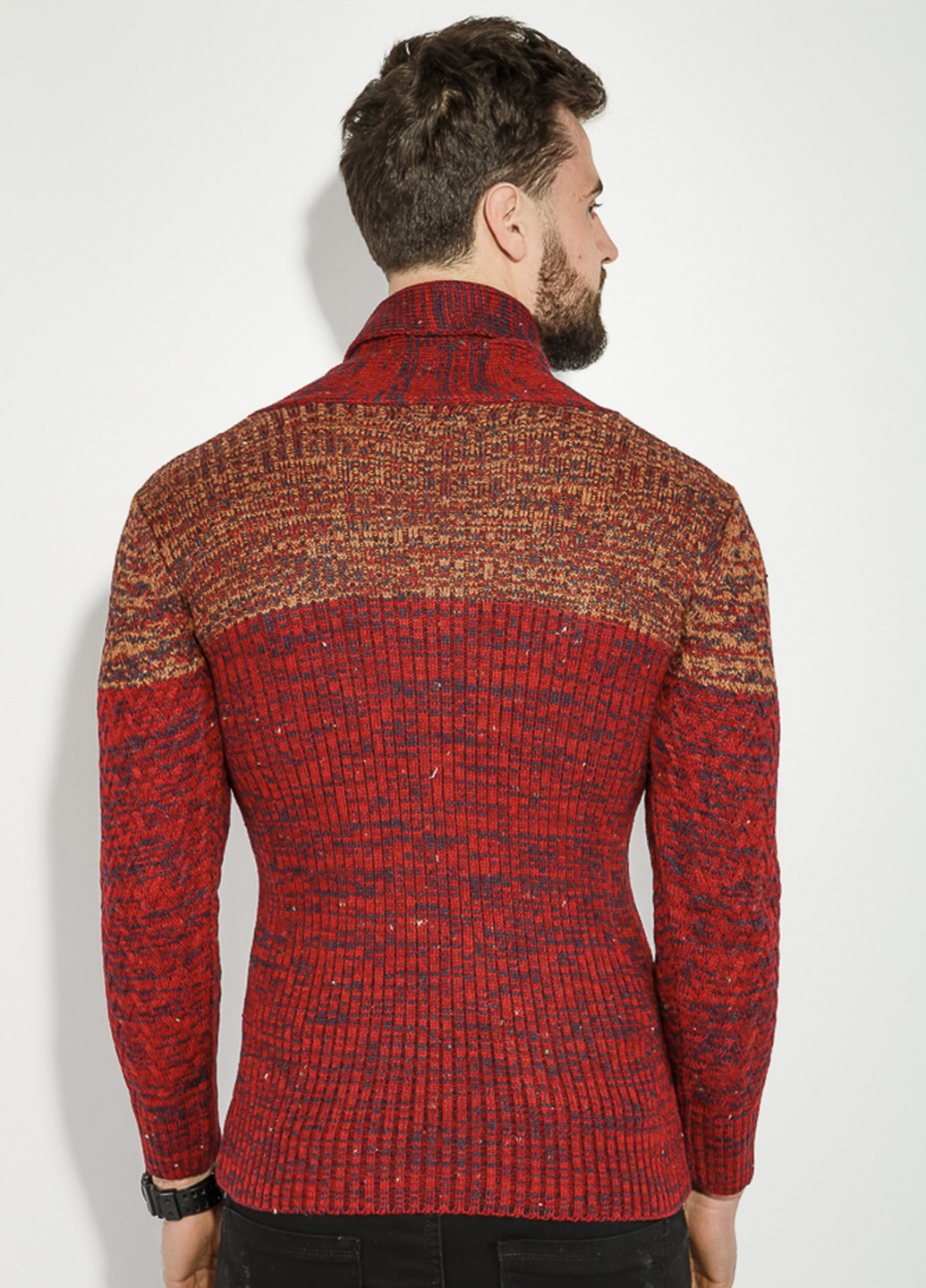 Терракотовый демисезонный свитер пуловер Apex Triko
