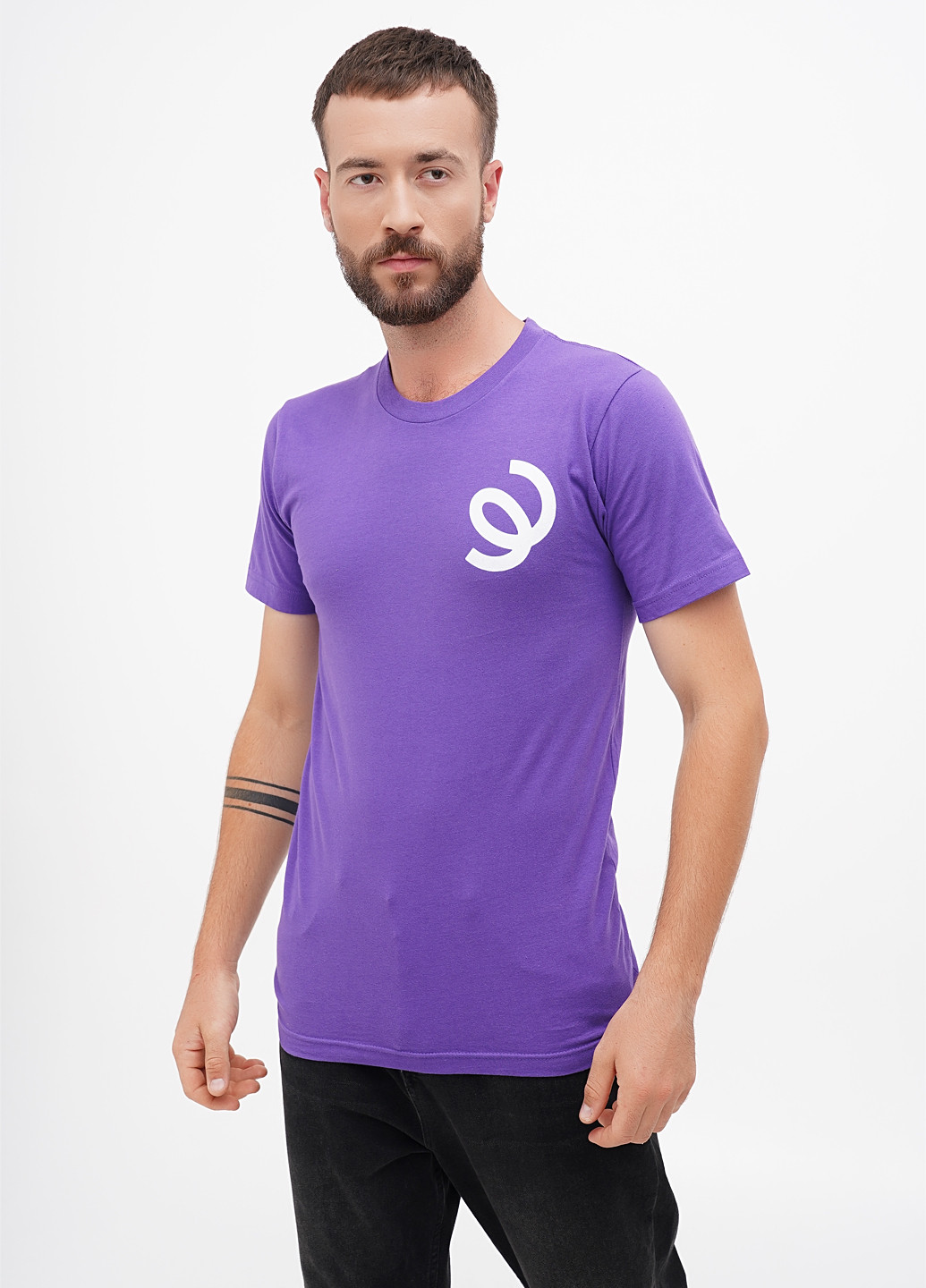 Світло-фіолетова футболка American Apparel