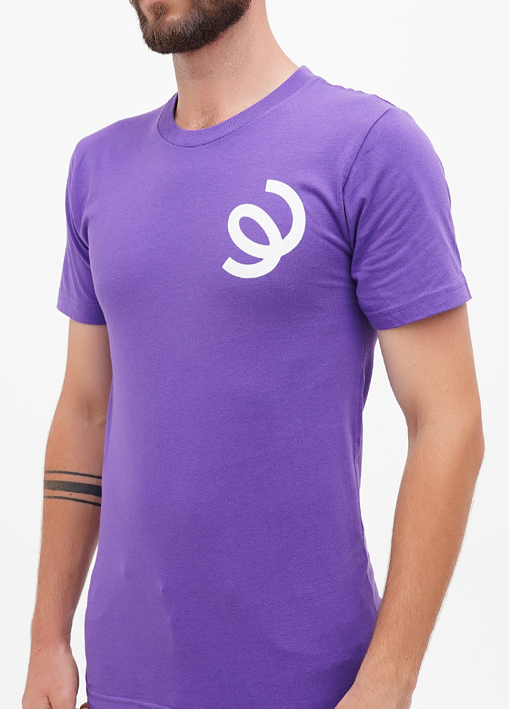 Світло-фіолетова футболка American Apparel