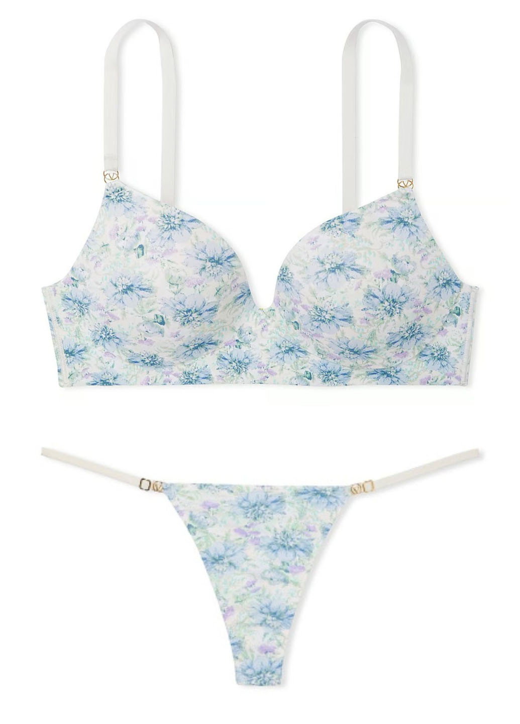 Білий демісезонний комплект (бюстгальтер, трусики) Victoria's Secret