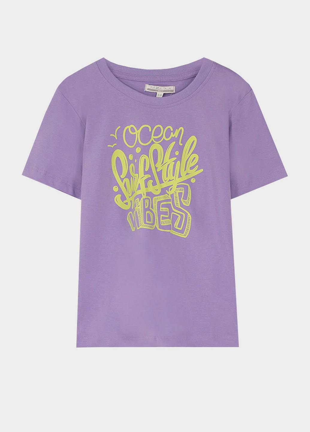 Фиолетовая летняя футболка Piazza Italia