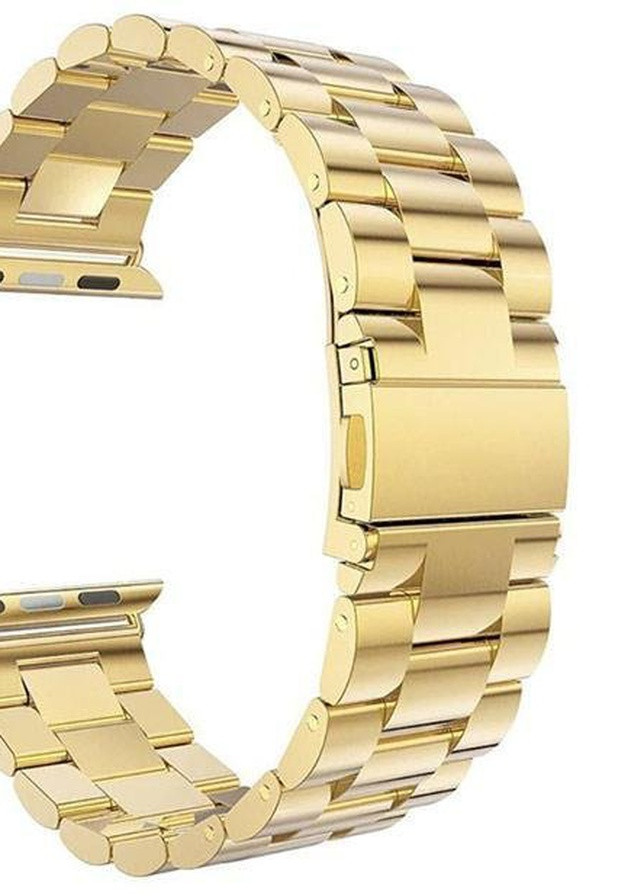 Ремінець Stainless Stee для Apple Watch 38 / 40mm металевий золотий Series 5 4 3 2 1 gold ARM (222374706)