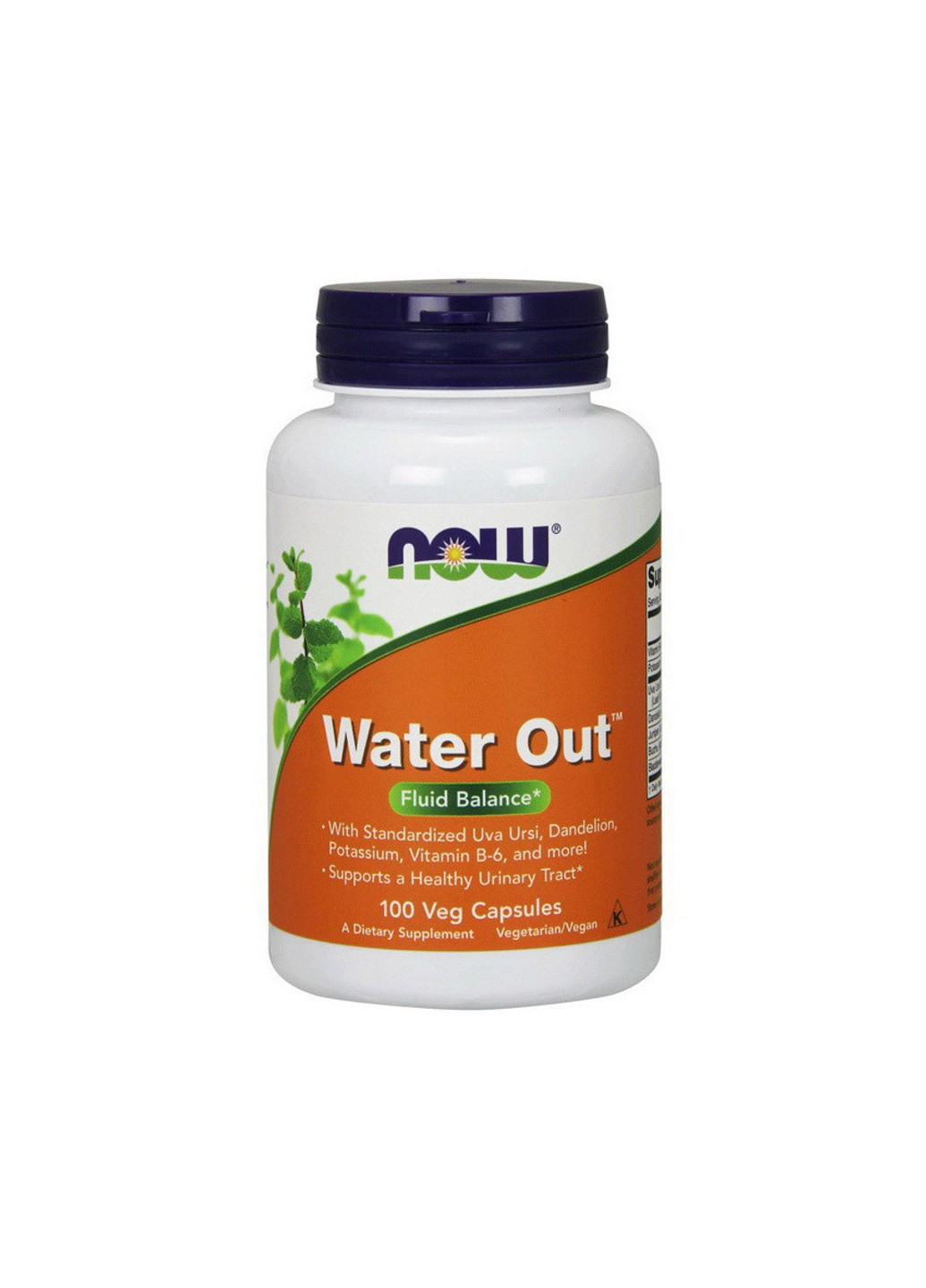Натуральний діуретик Water Out (100 капс) нау фудс Now Foods (255410381)