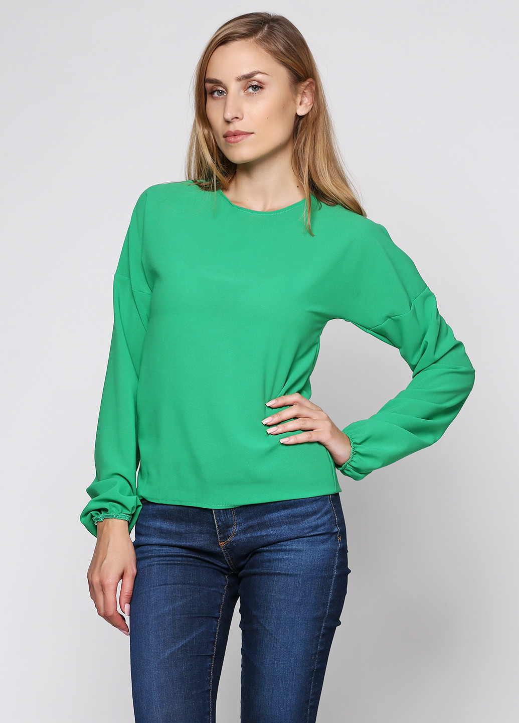 Зелёная блуза Podium