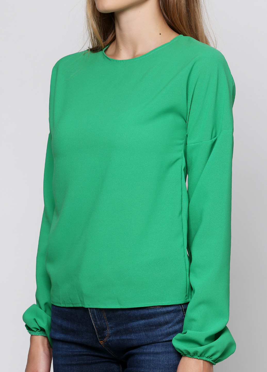 Зеленая демисезонная блуза Podium