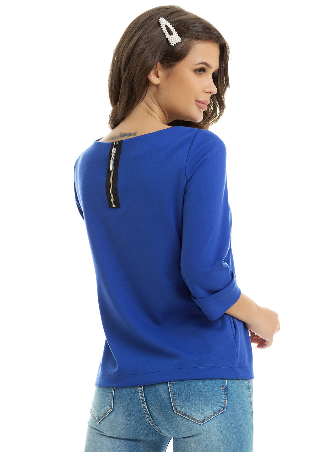 Синяя демисезонная блуза Tivardo