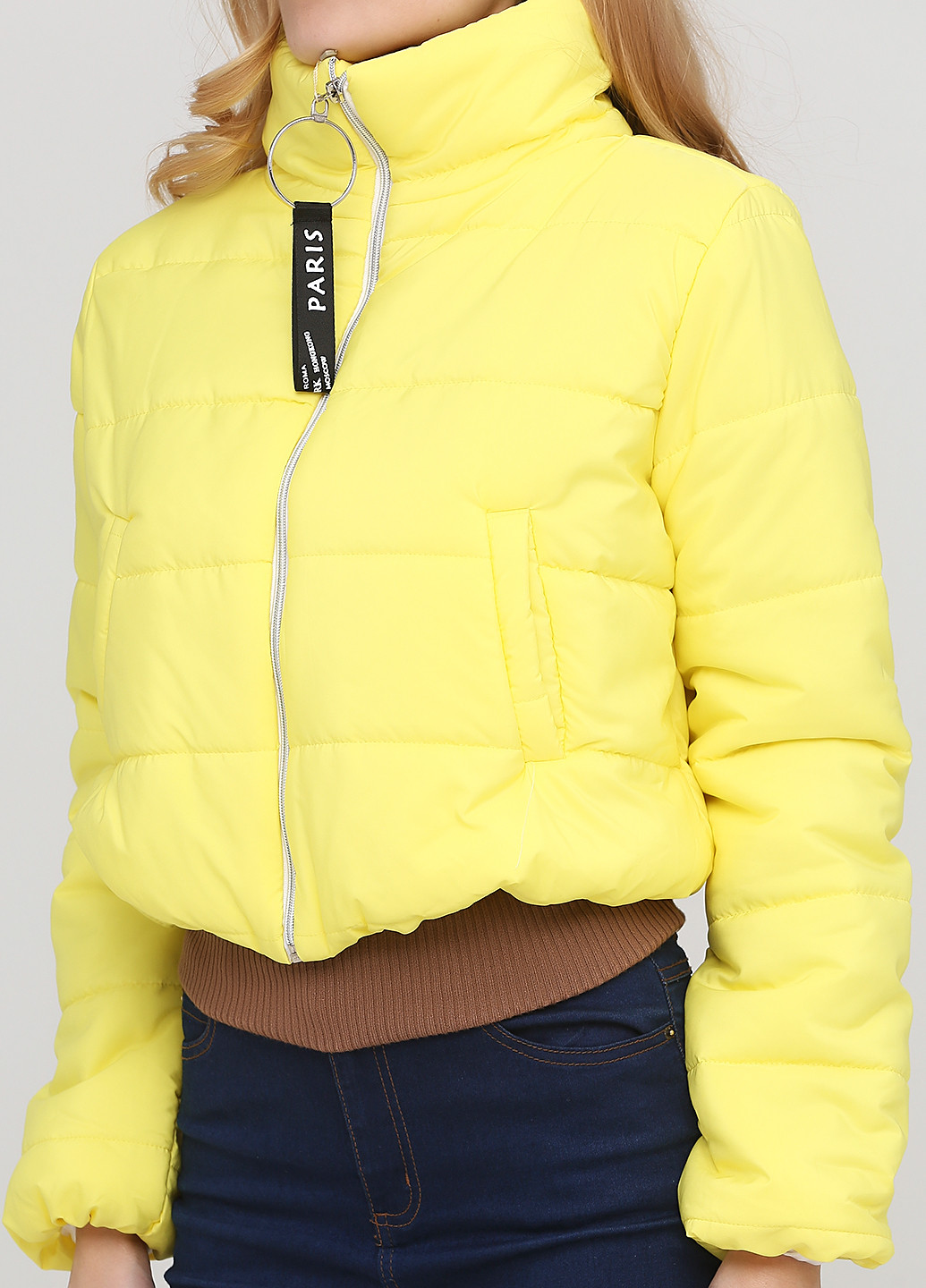 Жовта демісезонна куртка SRT