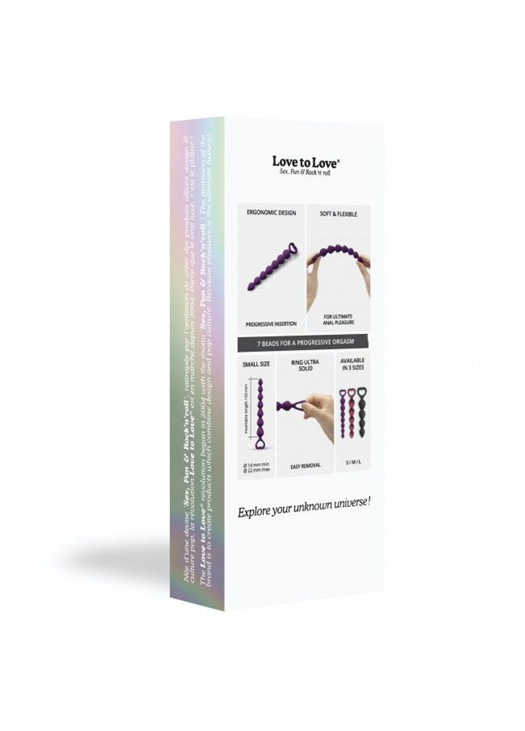 Анальний ланцюжок BING BANG S - PURPLE RAIN Love To Love (252297281)