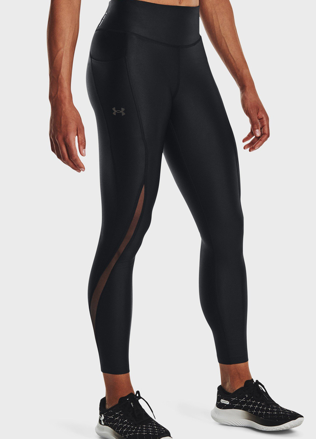 Черные демисезонные леггинсы Under Armour