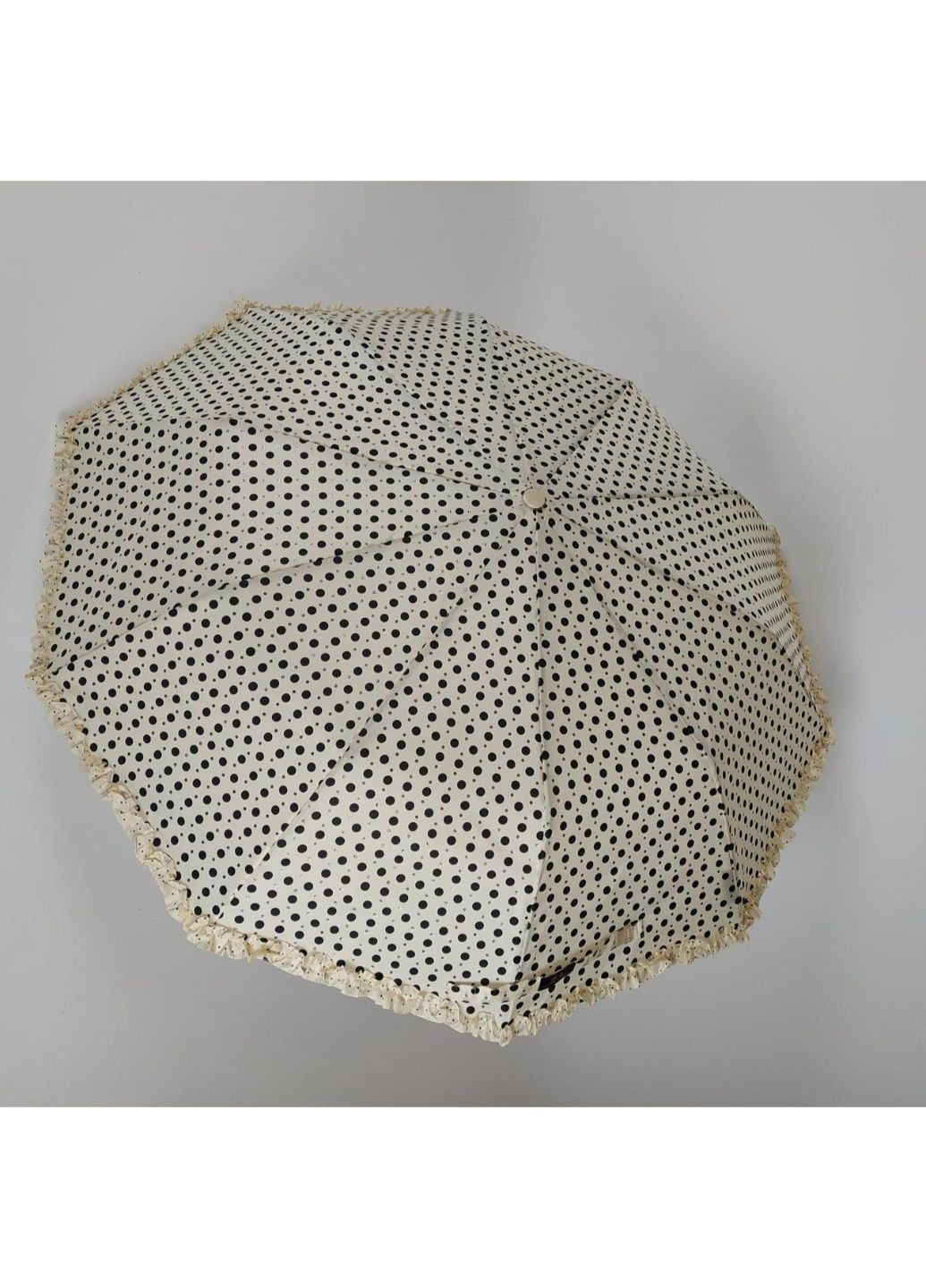 Бежева парасолька напівавтоматична жіноча 101 см S&L (195705416)